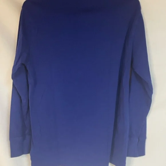Polo by Ralph Lauren Boys Navy Shirt Size Medium 10-12 Long Sleeve - Picture 2 of 4